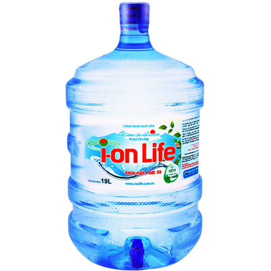 nước uống ion life bình vòi