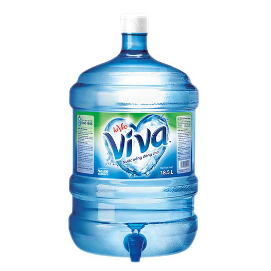 Nước tinh khiết LaVie Viva bình vòi 18.5L