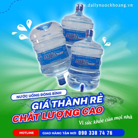 Nước uống AQUA bình 20L giá rẻ