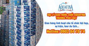 Đại lý giao thùng nước suối Aquafina