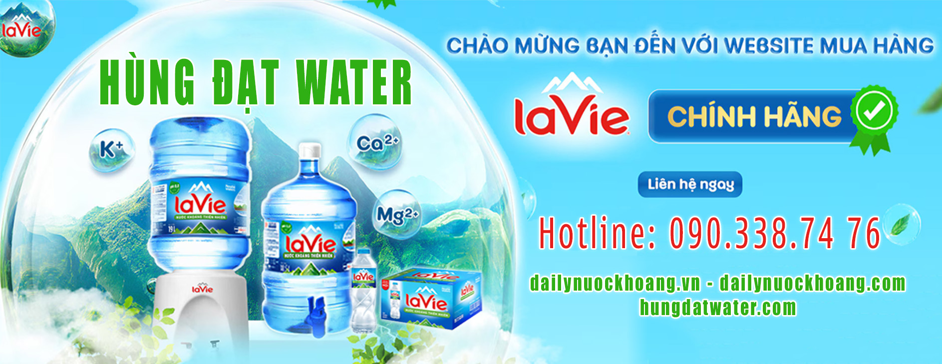 Đại lý nước LaVie chính hãng Hùng Đạt Water