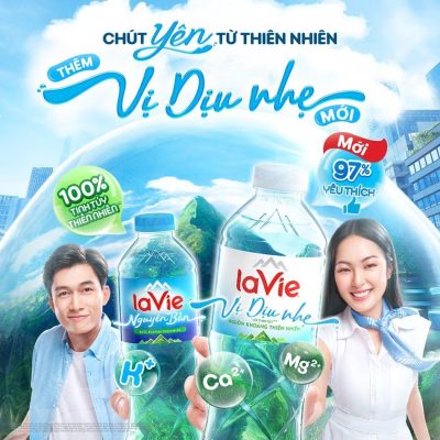nước LaVie 500ml Vị Dịu Nhẹ