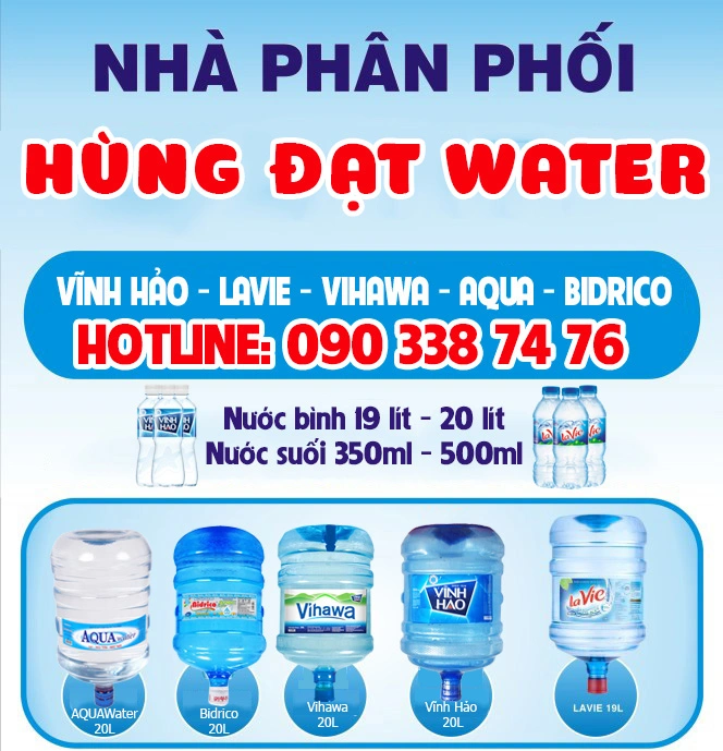 Đại lý nước khoáng Hùng Đạt Water