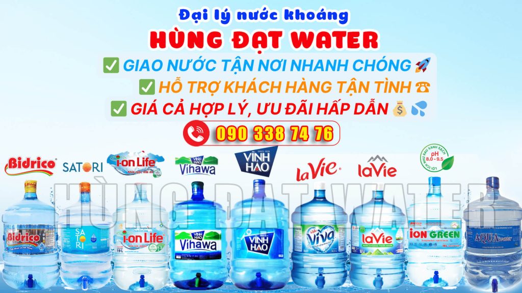 Đại lý đổi nước, giao nước bình gần đây Hùng Đạt Water